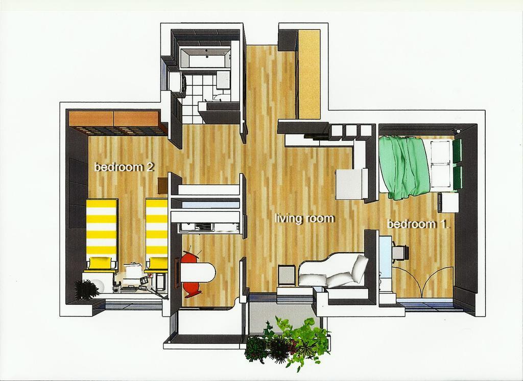 Apartment Spacious Liman Novi Sad Bagian luar foto